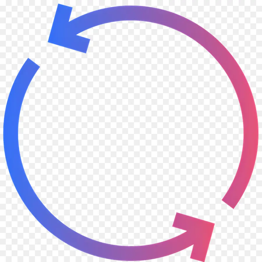 Flecha Circular，Flechas Circulares Coloridas PNG