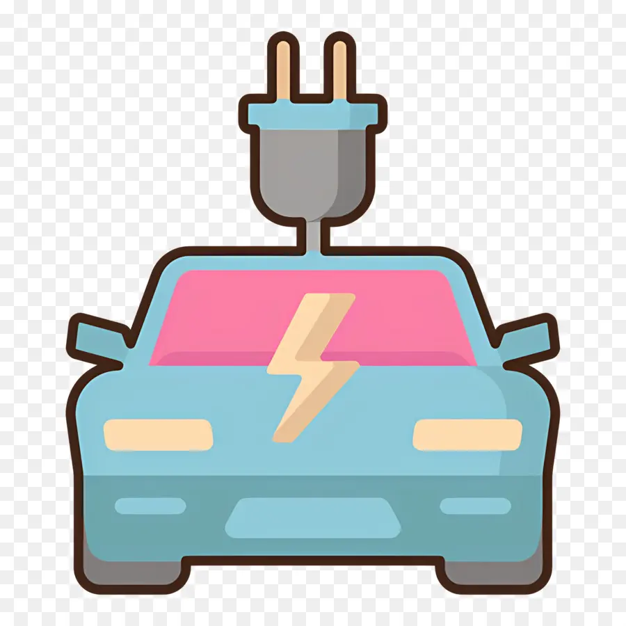 Coche Electrico，Coche Eléctrico PNG