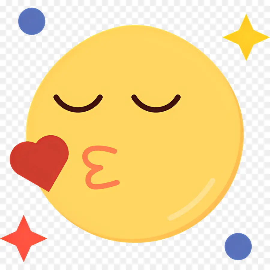 Beso Emoji，Cara De Beso PNG