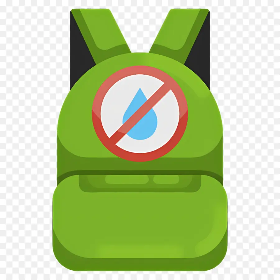 Bolsa Impermeable，Mochila Verde PNG