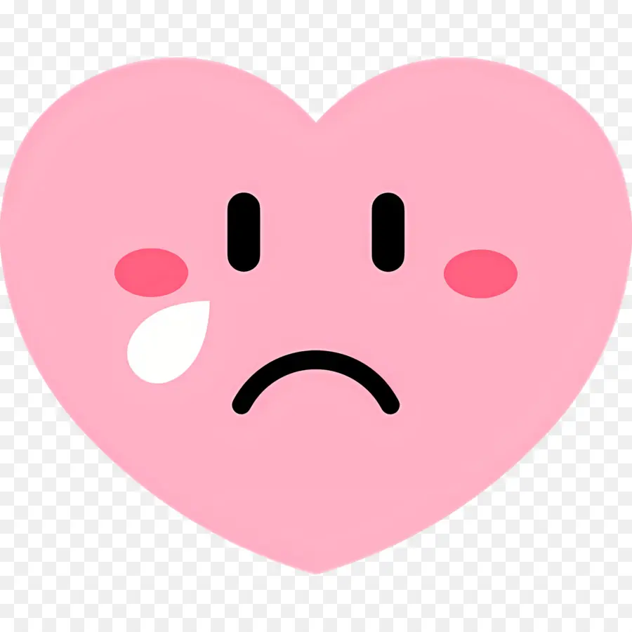 Emojis De Corazon，Corazón Triste PNG