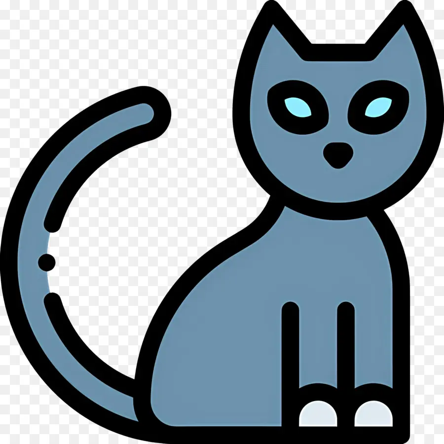 Gato De Halloween，Gato Gris PNG