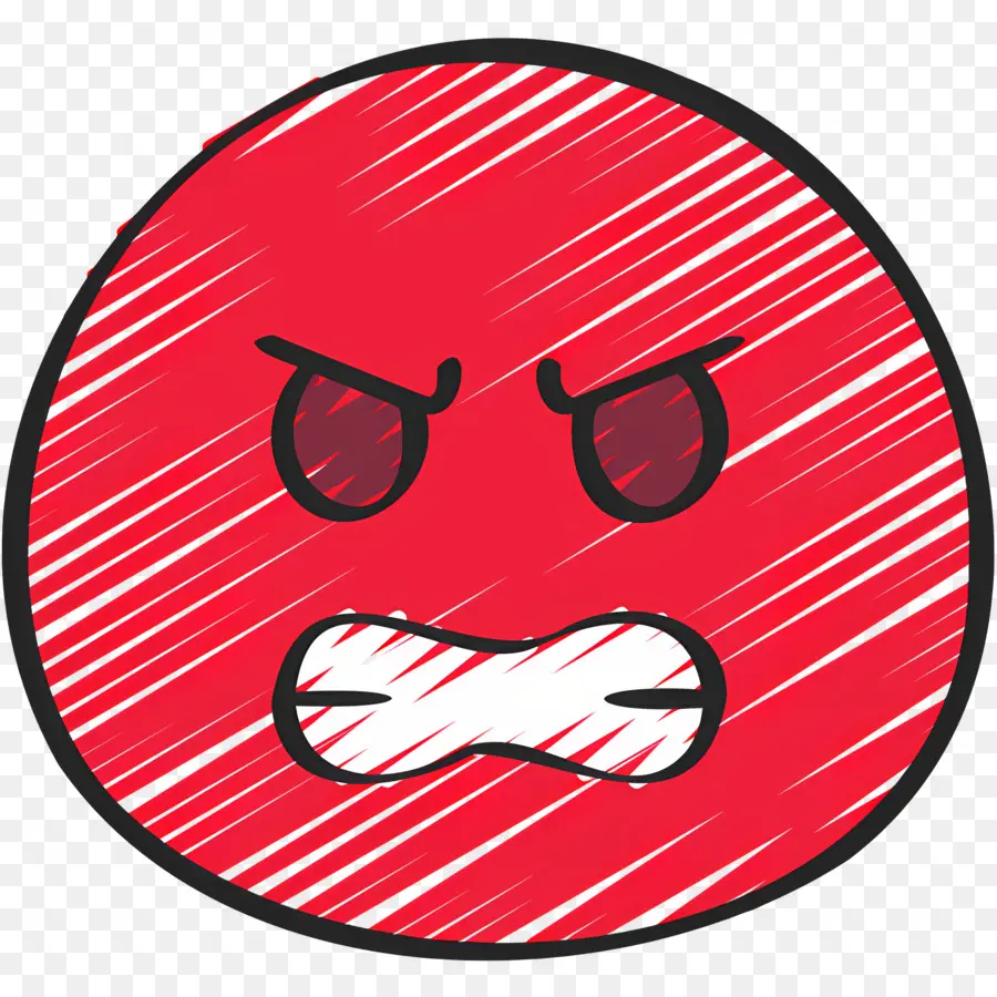 Emoji Enojado，Cara Enojada PNG