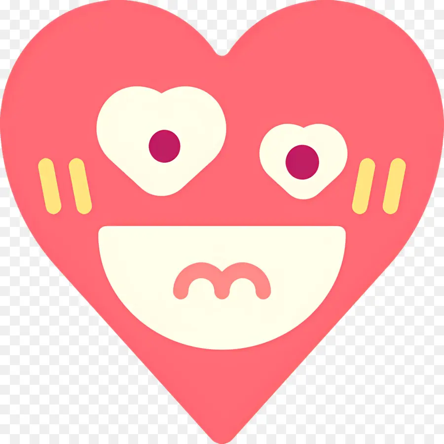 Emojis De Corazon，Corazón Confundido PNG