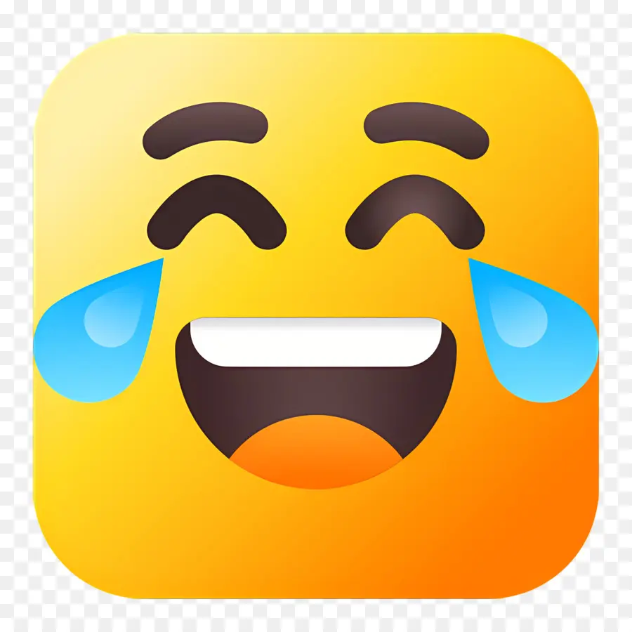 Emojis Riendo，Cara Riendo Con Lágrimas PNG