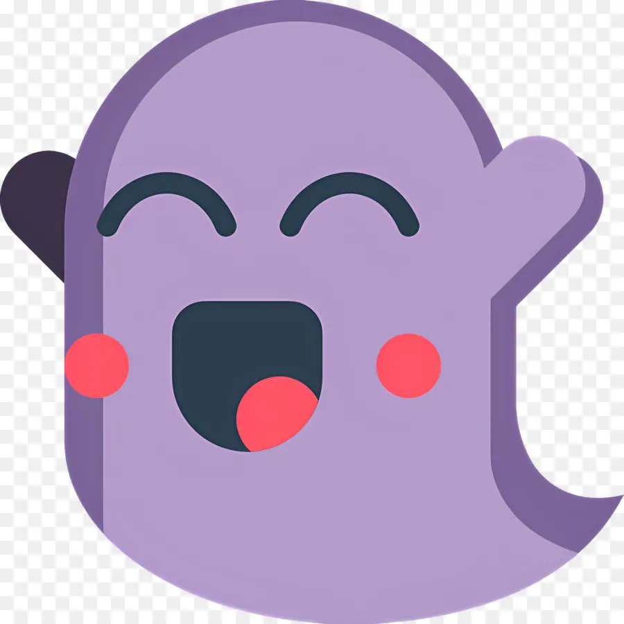 Fantasma De Halloween，Fantasma Morado PNG