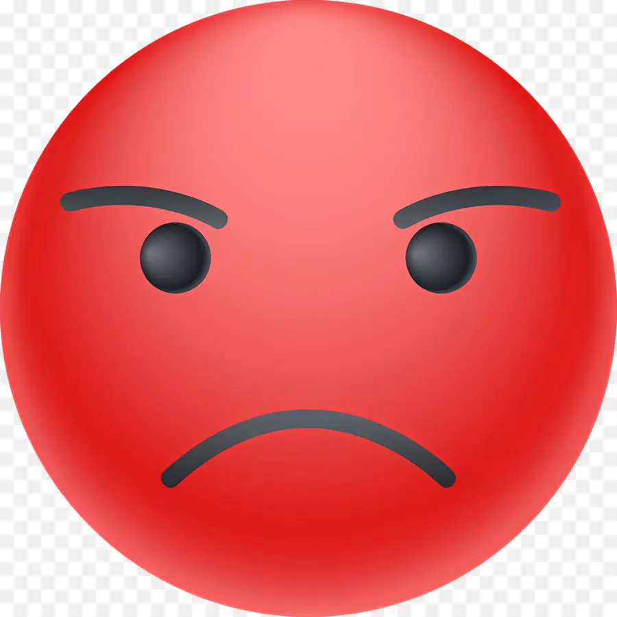 Emoji Enojado，Cara Enojada PNG