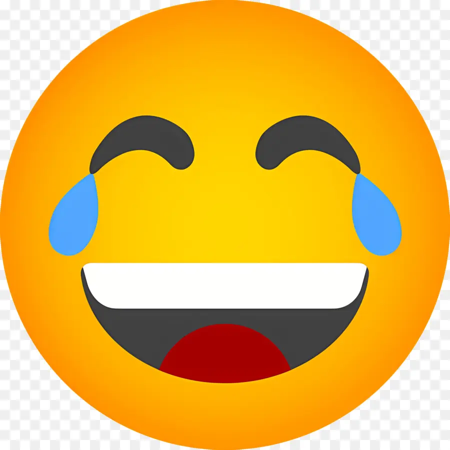 Emoji Riendo，Cara Riendo Con Lágrimas PNG