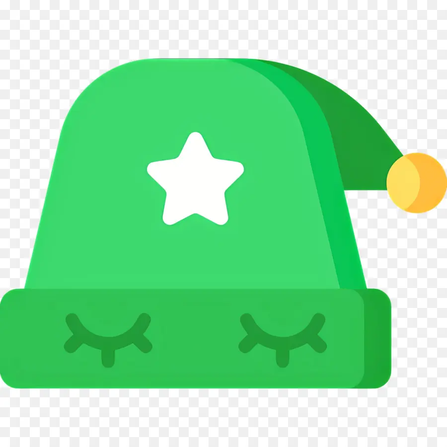 Gorro De Dormir，Gorro De Dormir Verde PNG