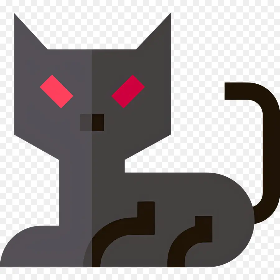 Gato De Halloween，Gato Negro PNG