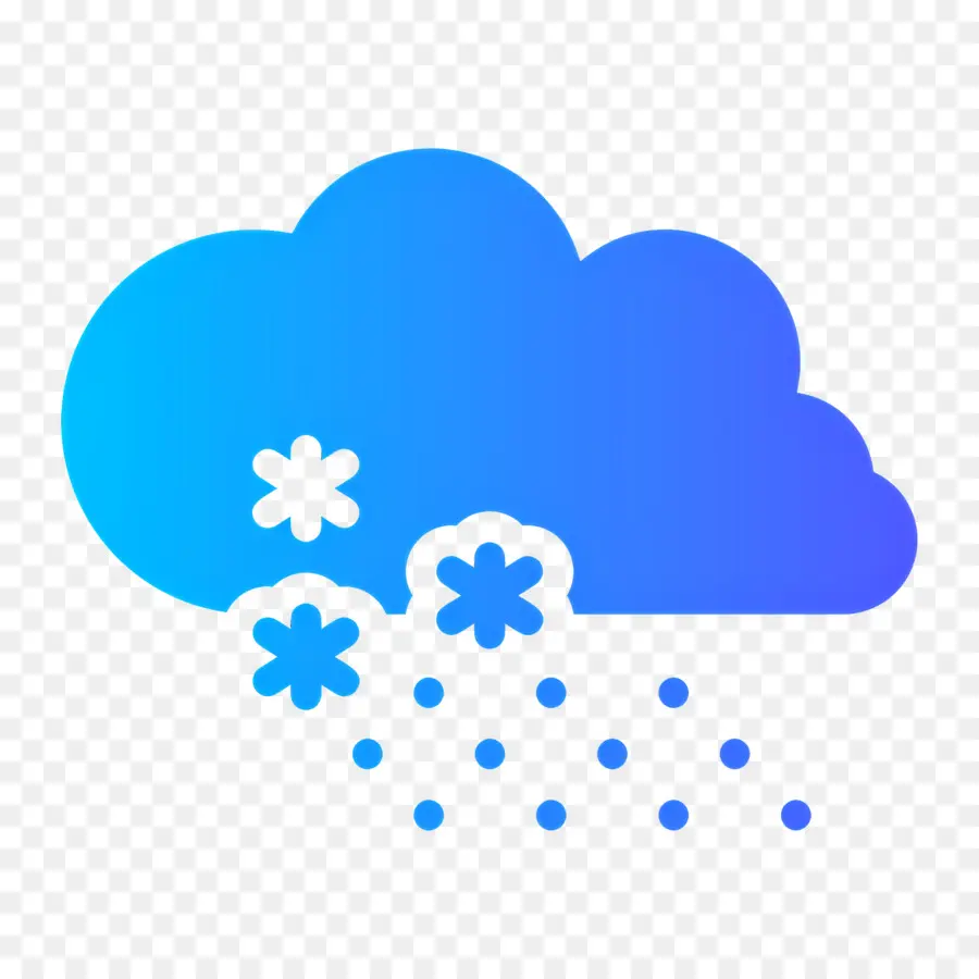 Clima Nevado，Nube De Nieve PNG