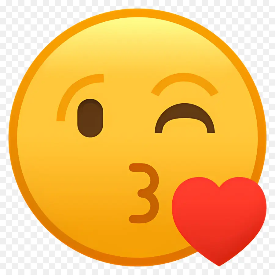 Beso Emoji，Besos Emoji PNG