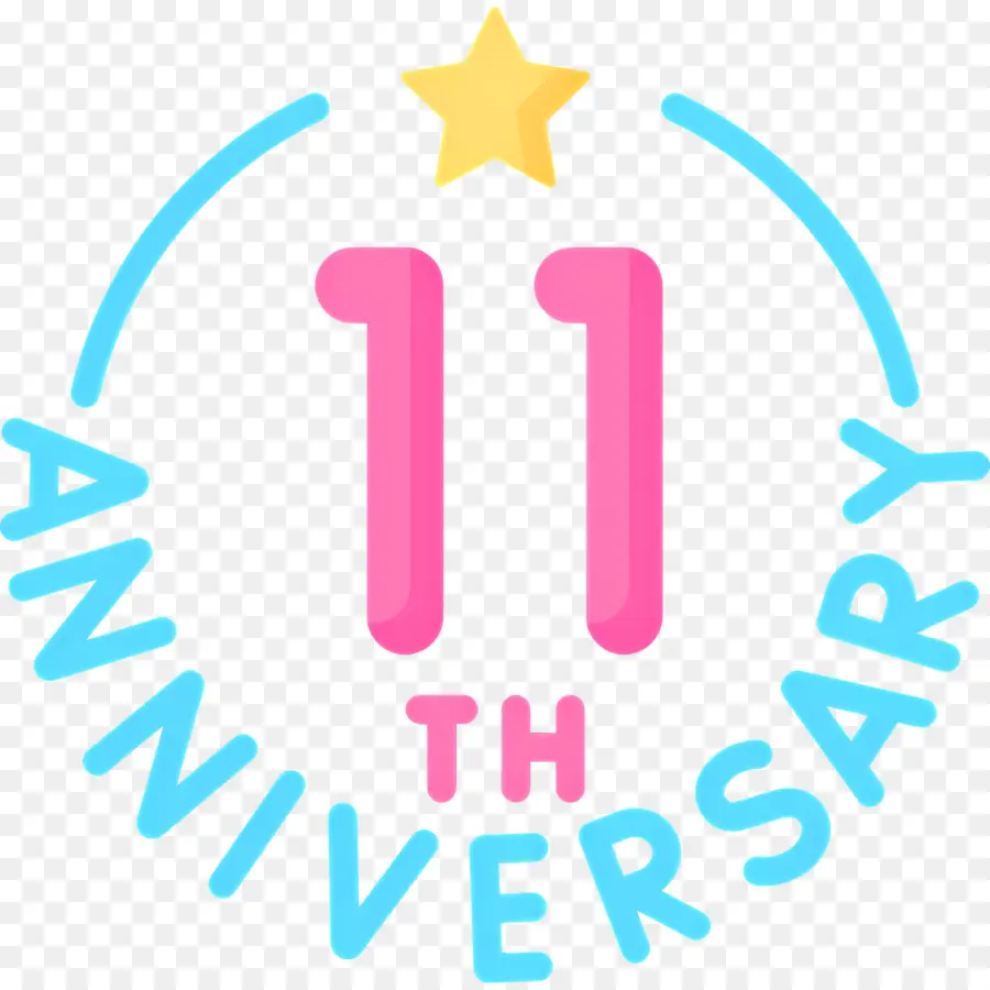 Aniversario，11º Aniversario PNG