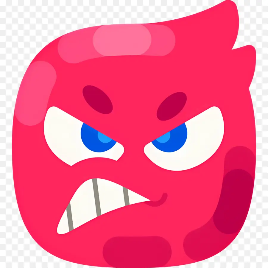 Emoji Enojado，Cara Enojada PNG