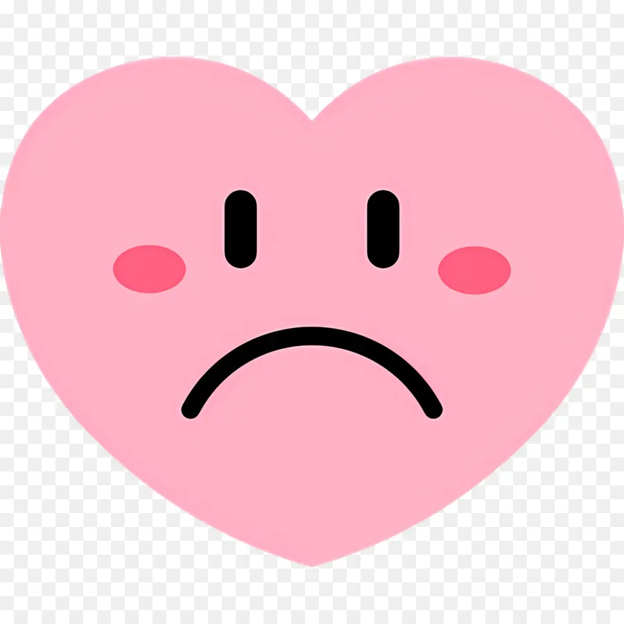 Emojis De Corazon，Corazón Triste PNG