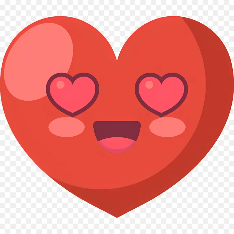 Emojis De Corazon，Corazón Sonriente PNG