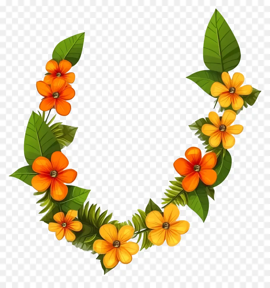 Guirnalda Ugadi，Guirnalda De Flores PNG