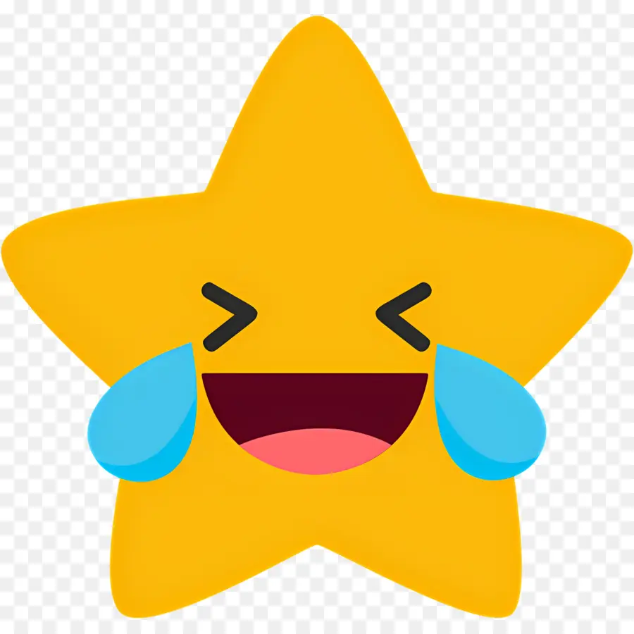 Emojis Riendo，Estrella Risueña PNG