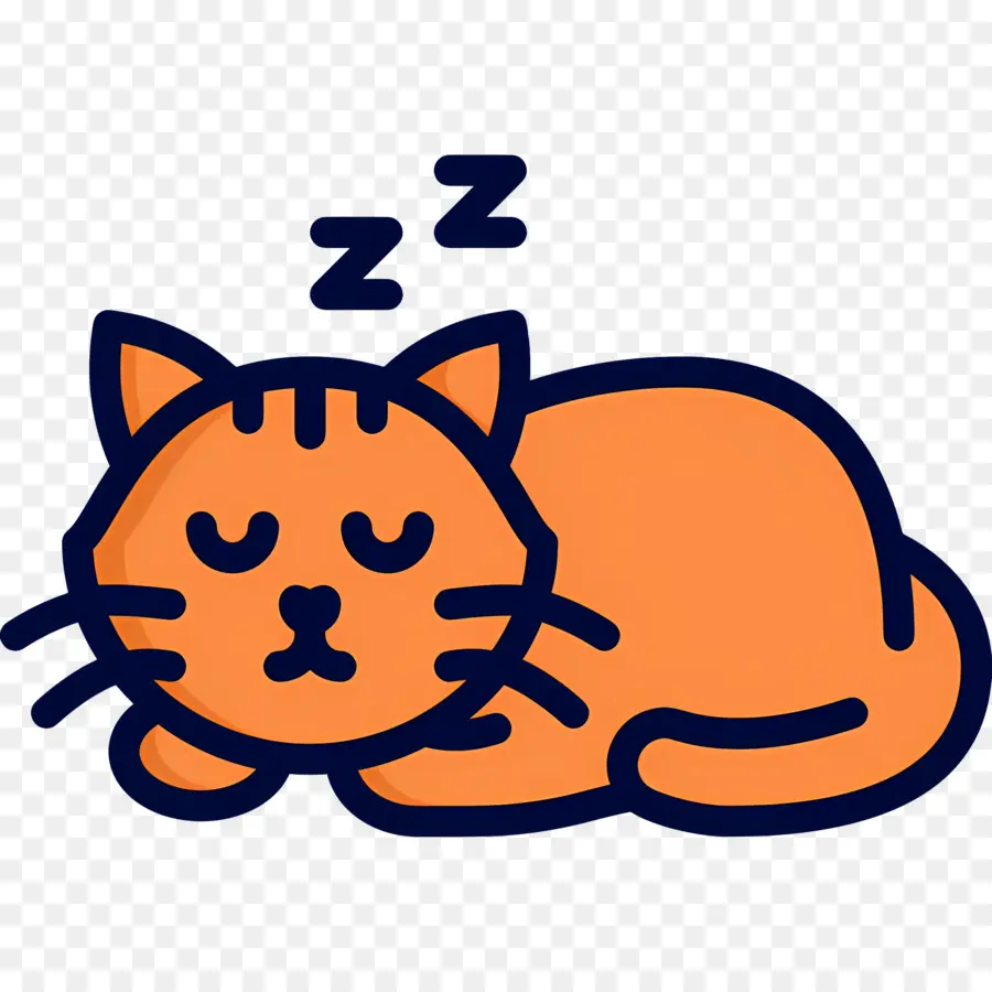 Gato Durmiendo，Gatito PNG