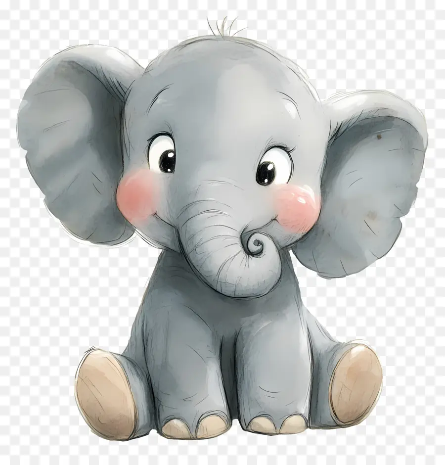 Bebé Elefante，Elefante PNG