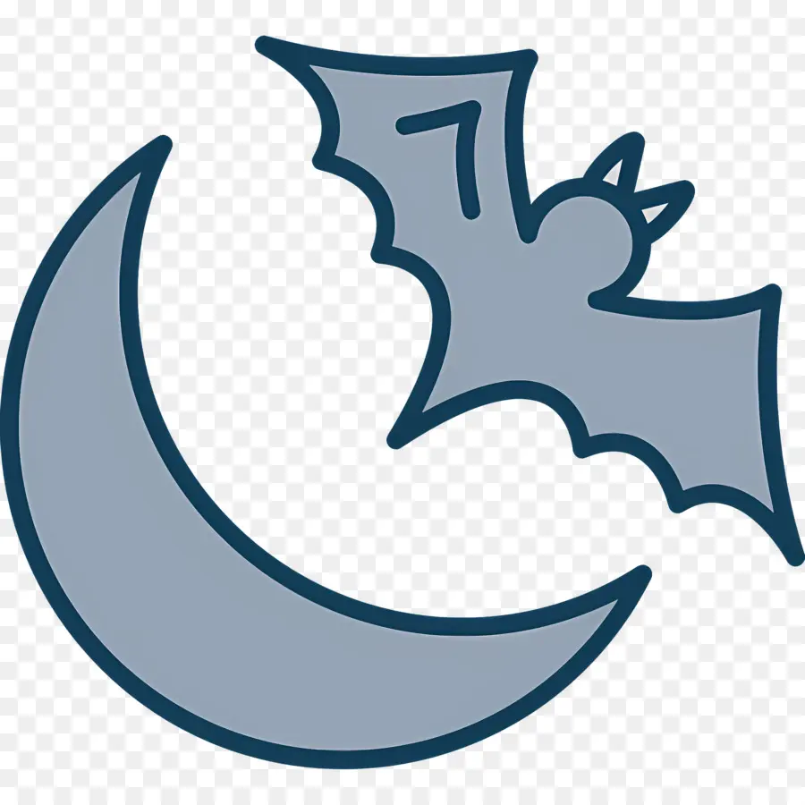 Luna De Halloween，Murciélago Y Luna PNG