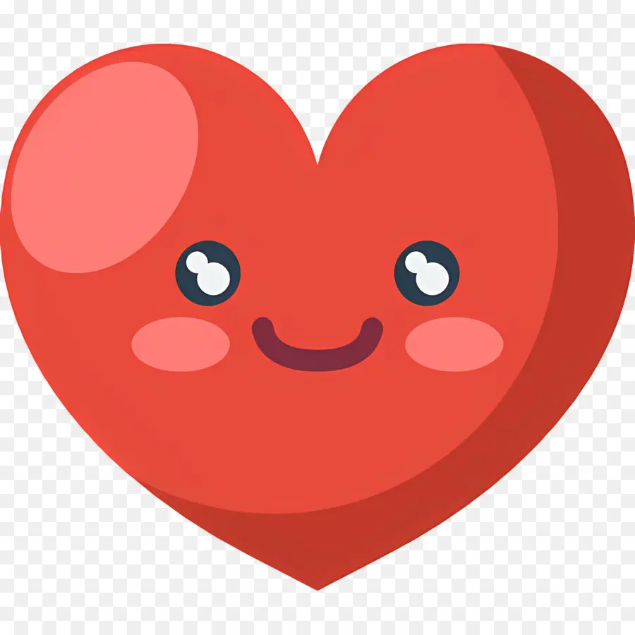 Emojis De Corazon，Corazón Sonriente PNG