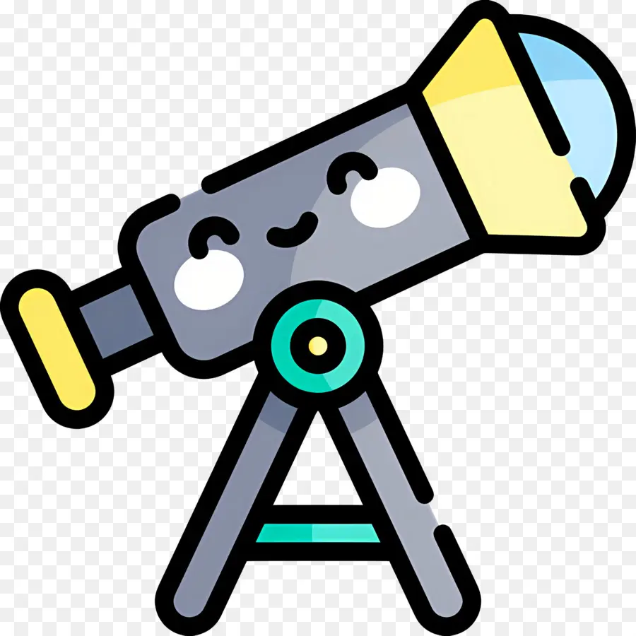 Telescopio，Dibujos Animados PNG