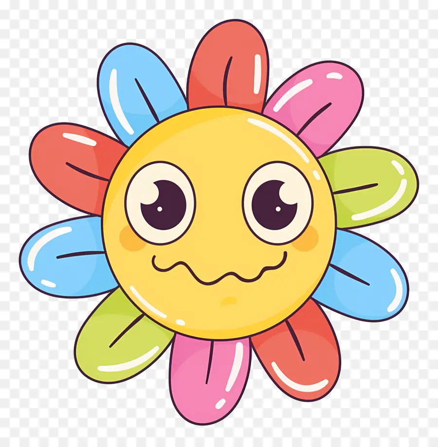 Flor Emoji，Linda Flor PNG