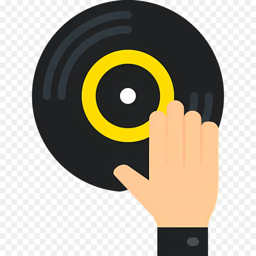 Dj De Música，Disco De Vinilo PNG