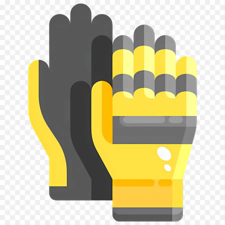 Guantes，Amarillo PNG