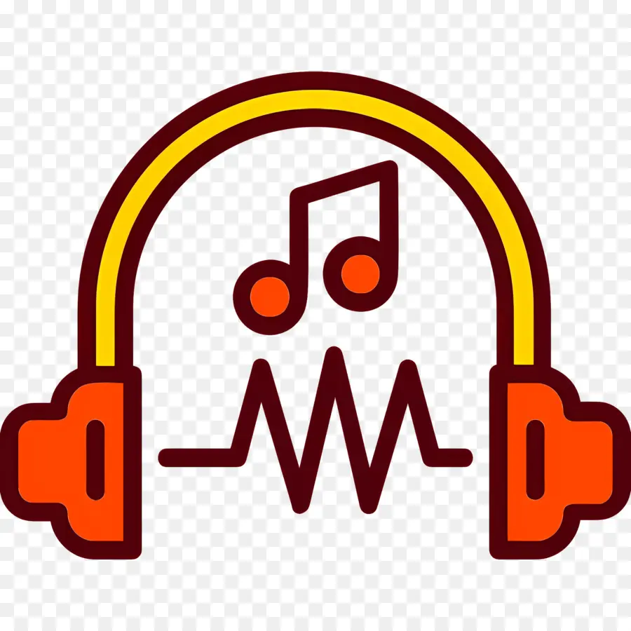 Escuchando Musica，Auriculares PNG