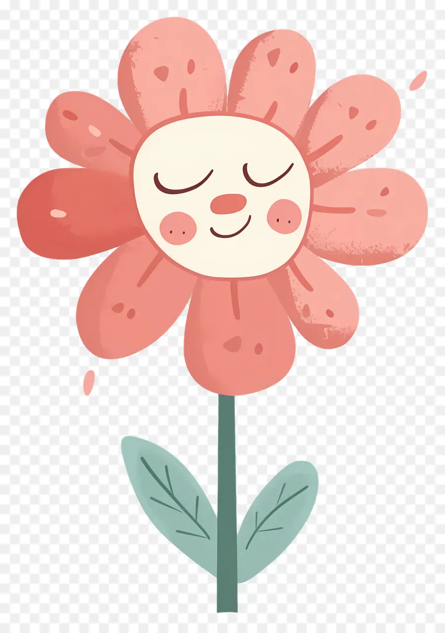 Flor Emoji，Flor Dormida PNG