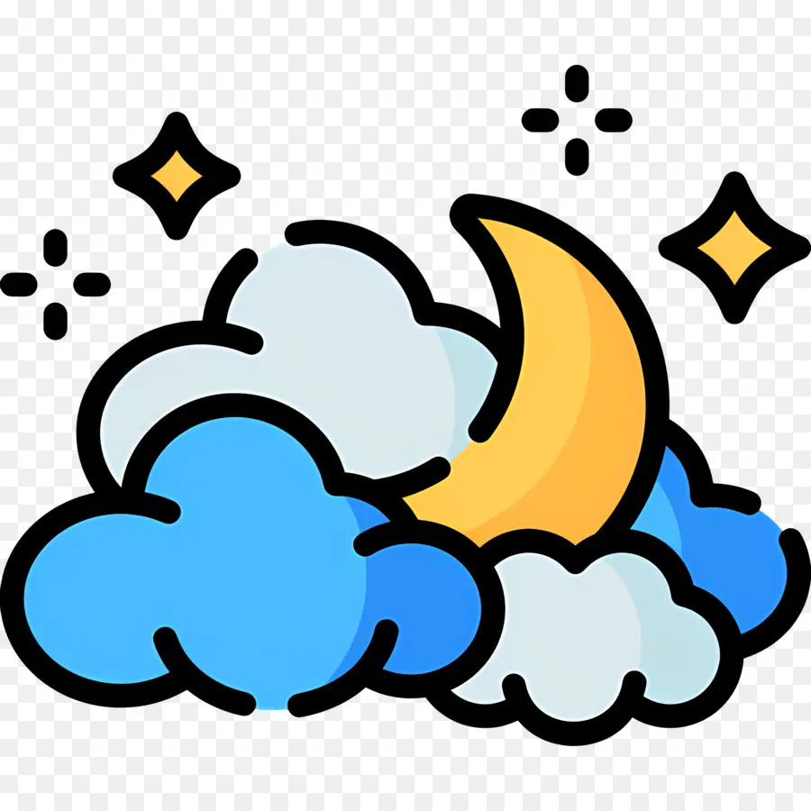 Nubes De Luna，Luna Y Nubes PNG