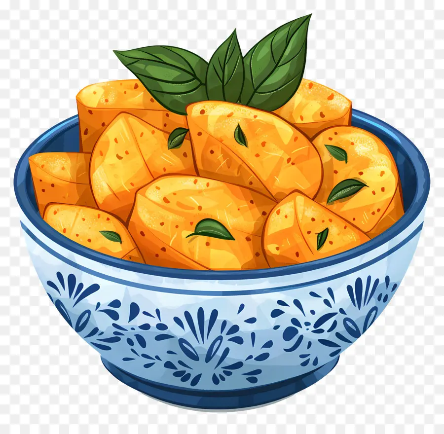 Patata Al Horno，Tazón De Patatas PNG