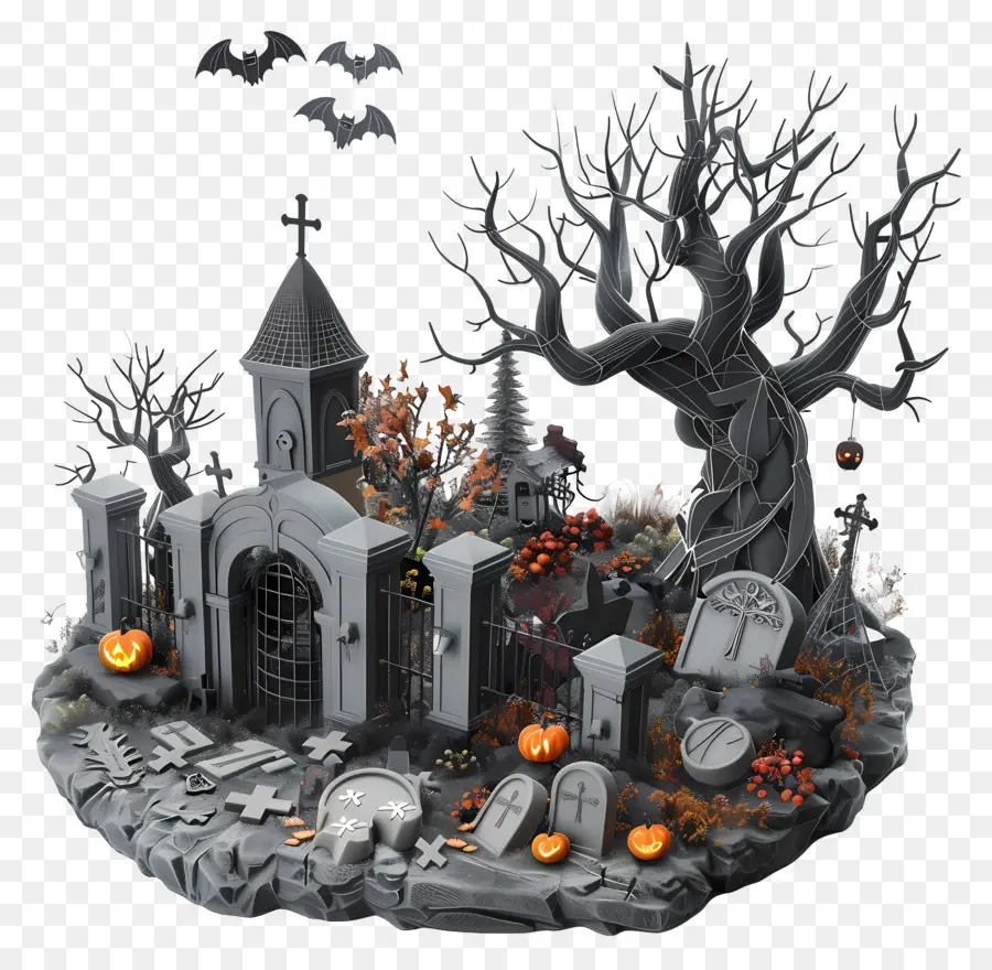 Cementerio De Halloween，Cementerio PNG