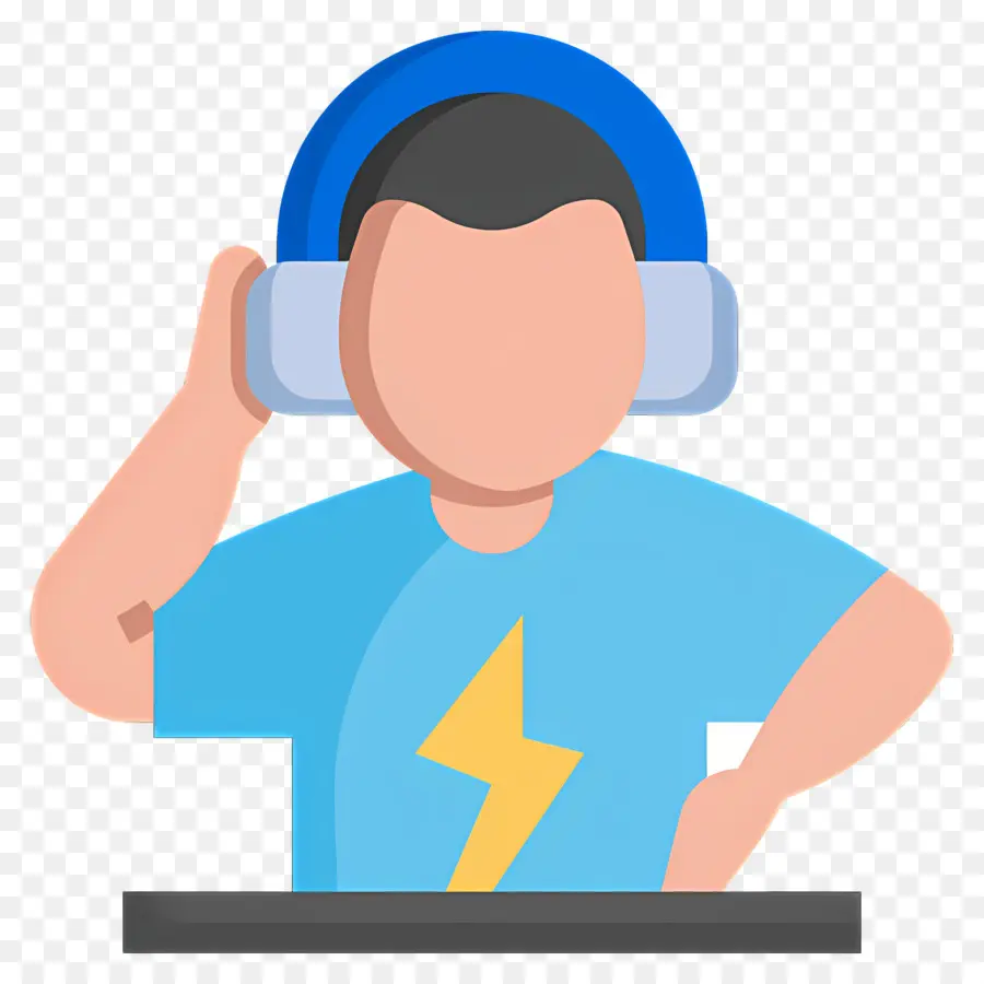 Dj De Música，Dj Con Auriculares PNG