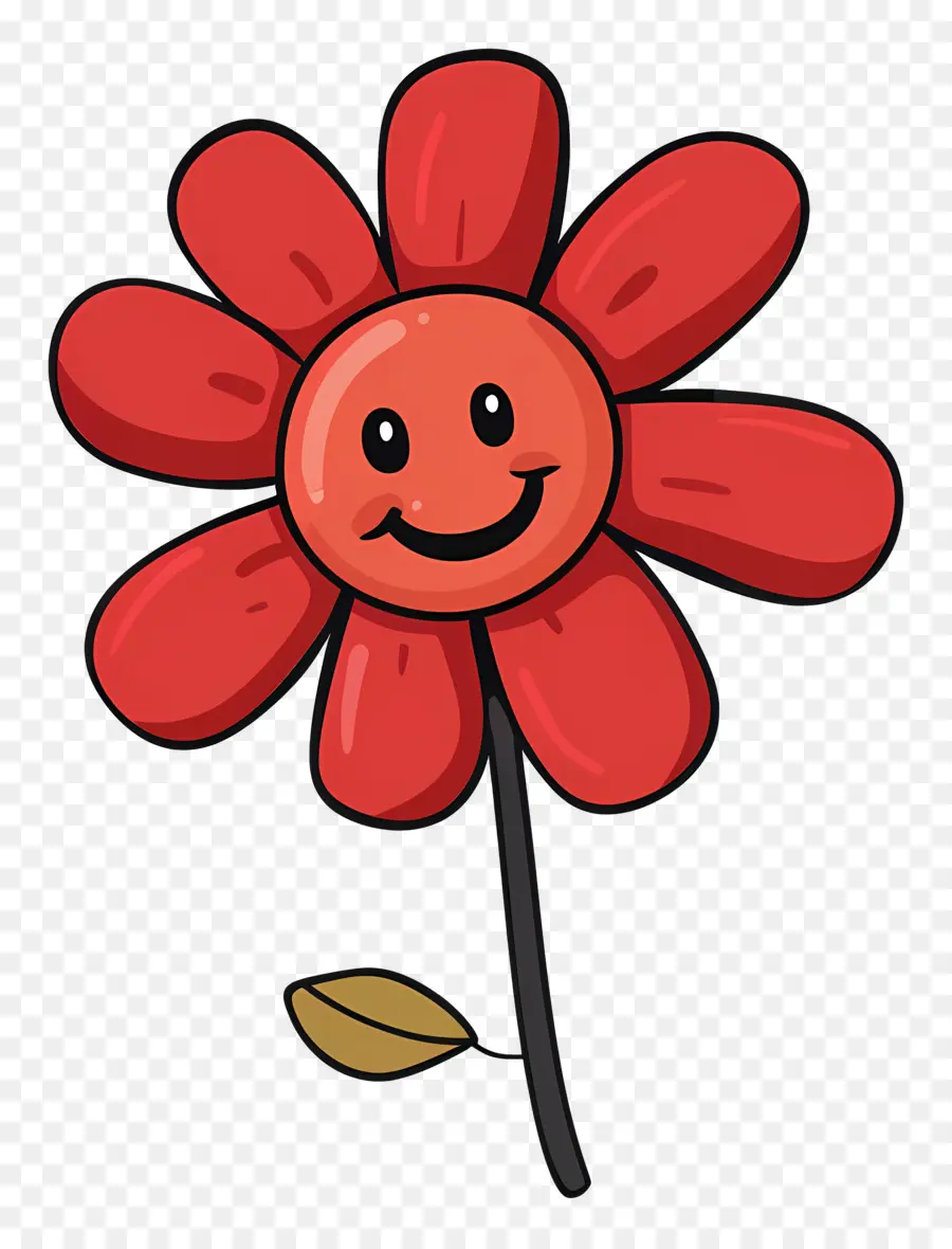 Flor Emoji，Flor Roja PNG