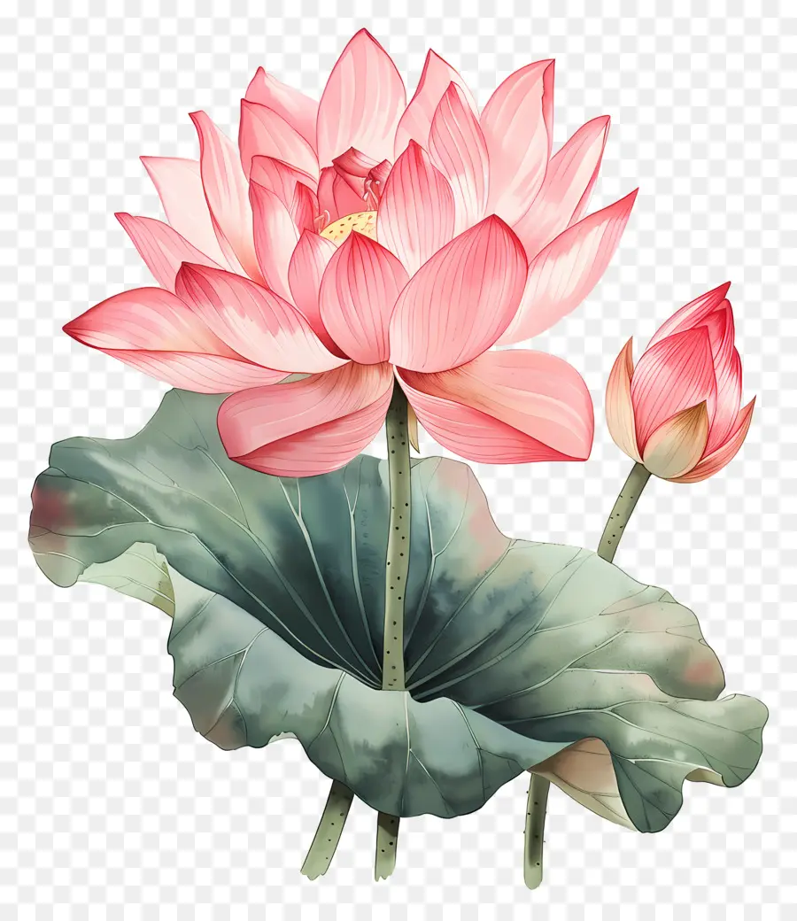 Flores De Loto Rosa，Flores De Loto PNG