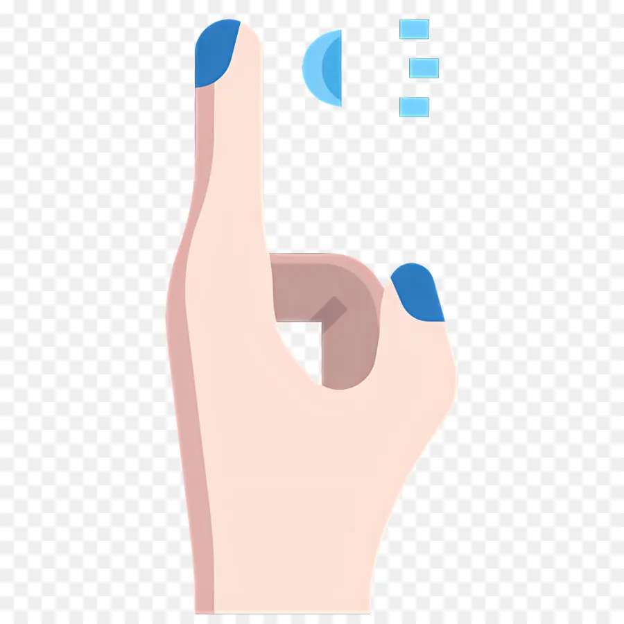 Lente De Contacto，Mano Con Esmalte De Uñas PNG