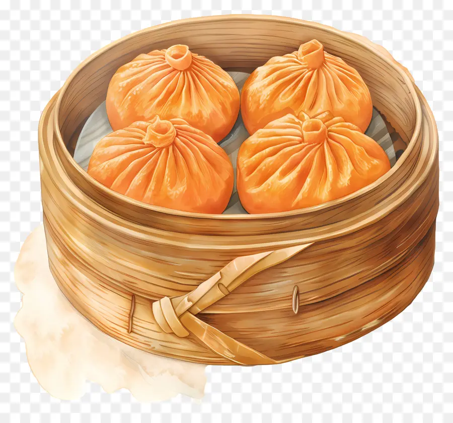 Comida China，Bollos Al Vapor PNG