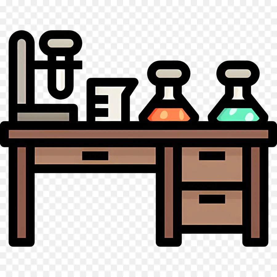 Escritorio De Ciencias，Mesa De Laboratorio PNG