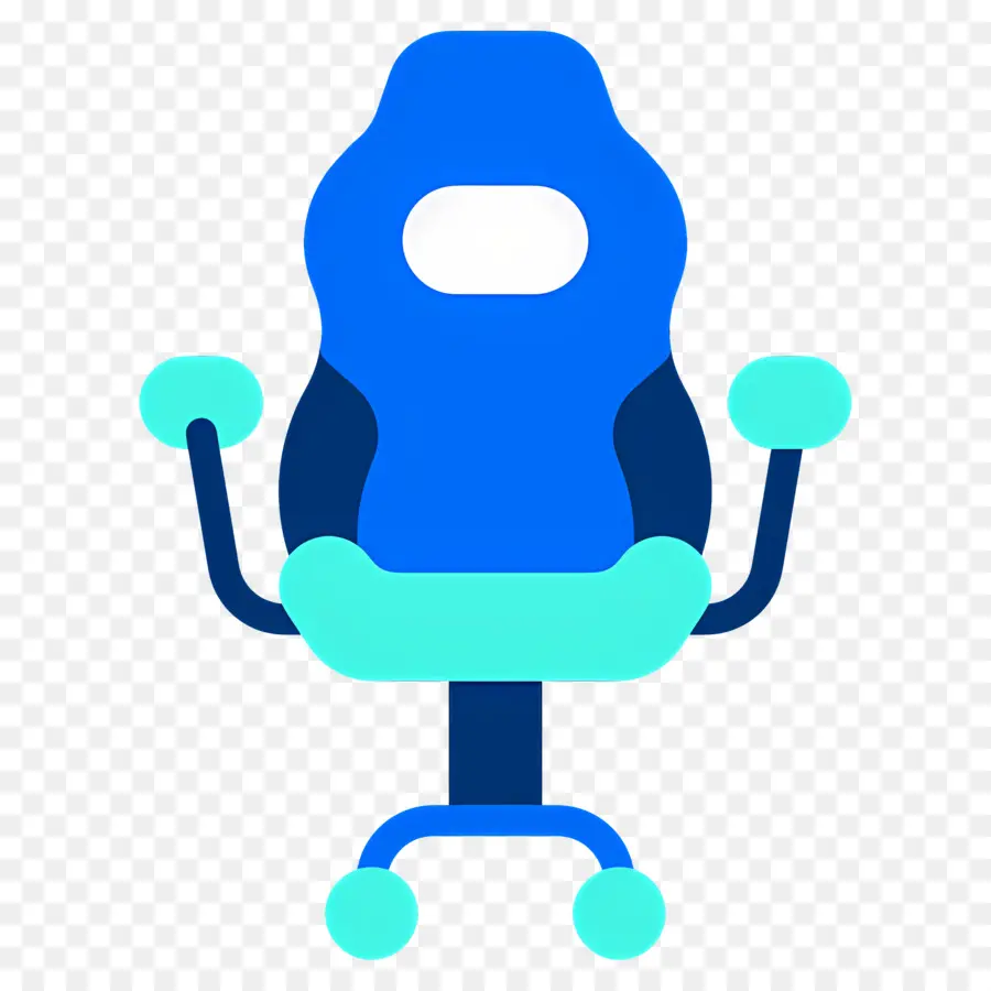 Silla De Juego，Silla Azul PNG