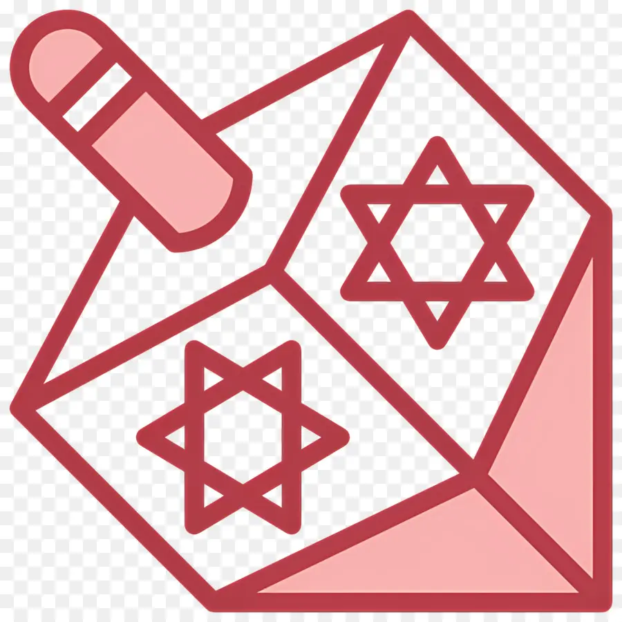 Trompo De Jánuca，Dreidel PNG