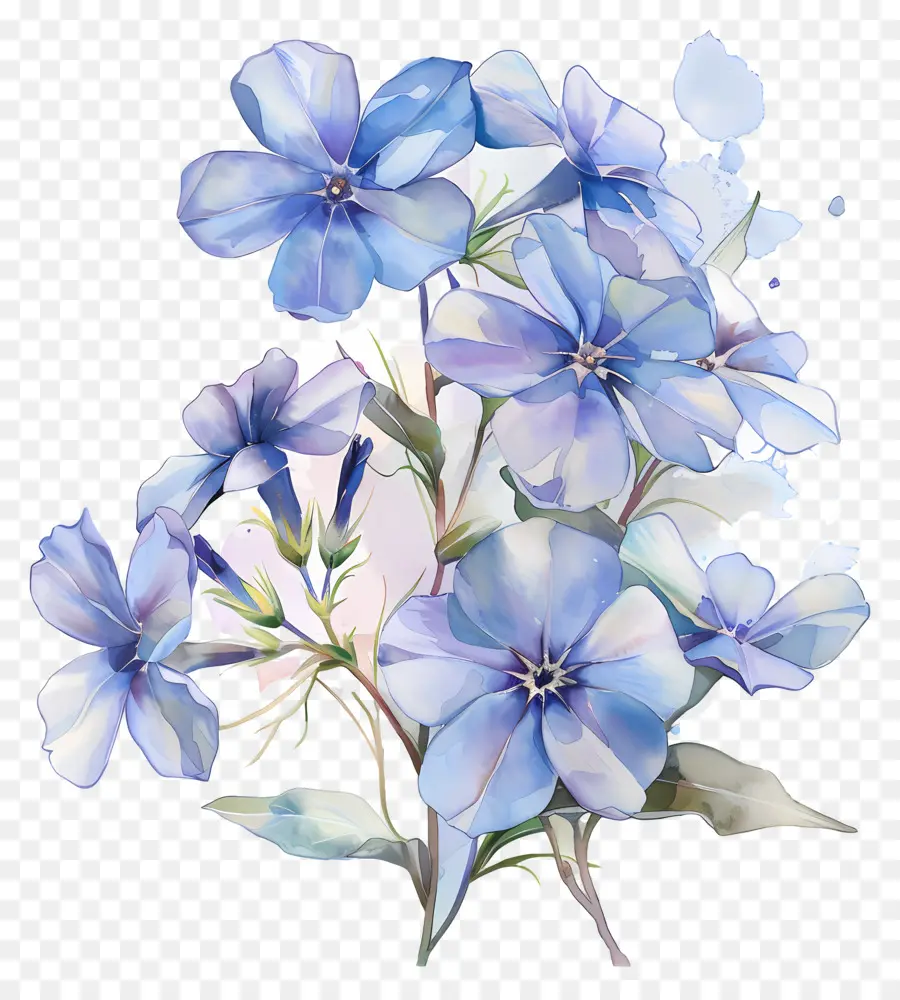 Flor Pequeña，Flores Azules PNG