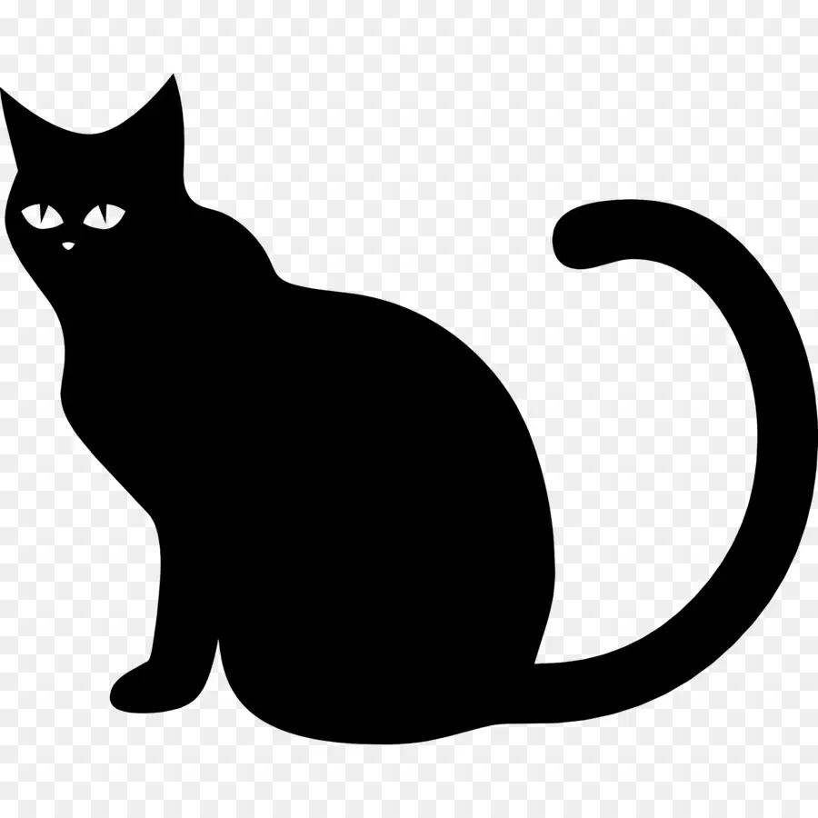 Gato De Halloween，Gato Negro PNG