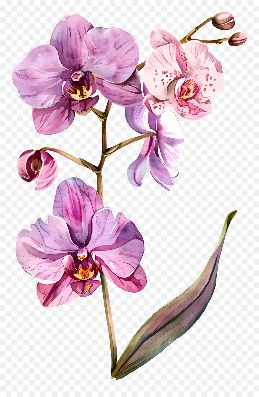 Flor De Orquídea，Orquídea PNG