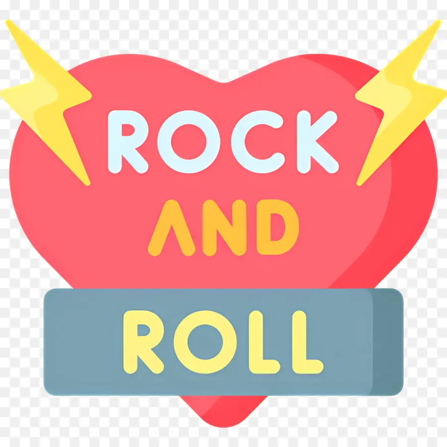 Música Rock，Corazón De Rock And Roll PNG