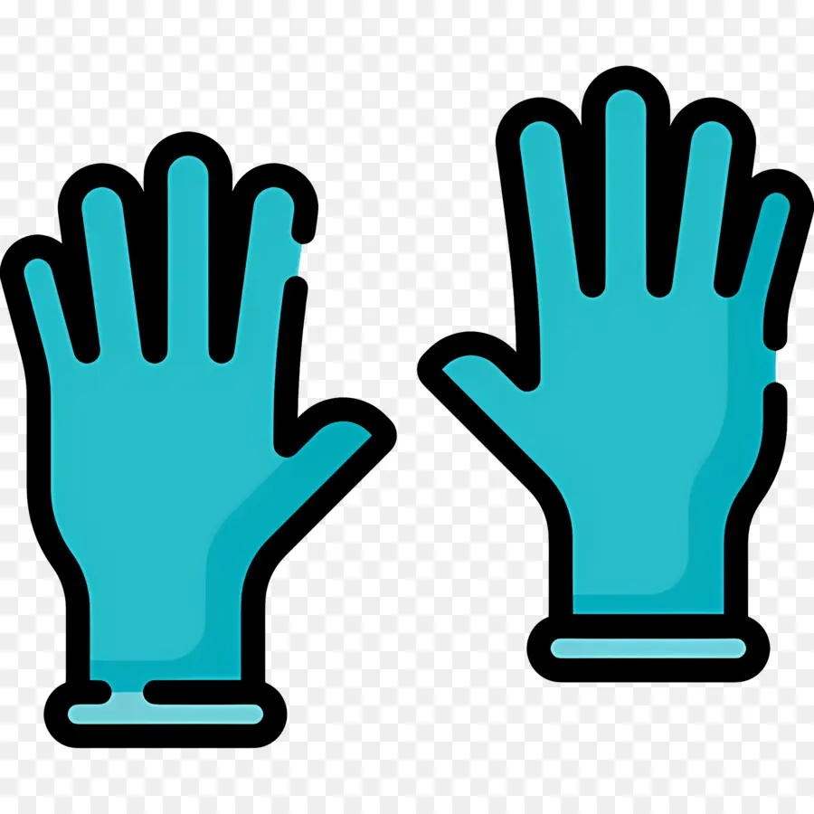 Guantes，Guantes Azules PNG