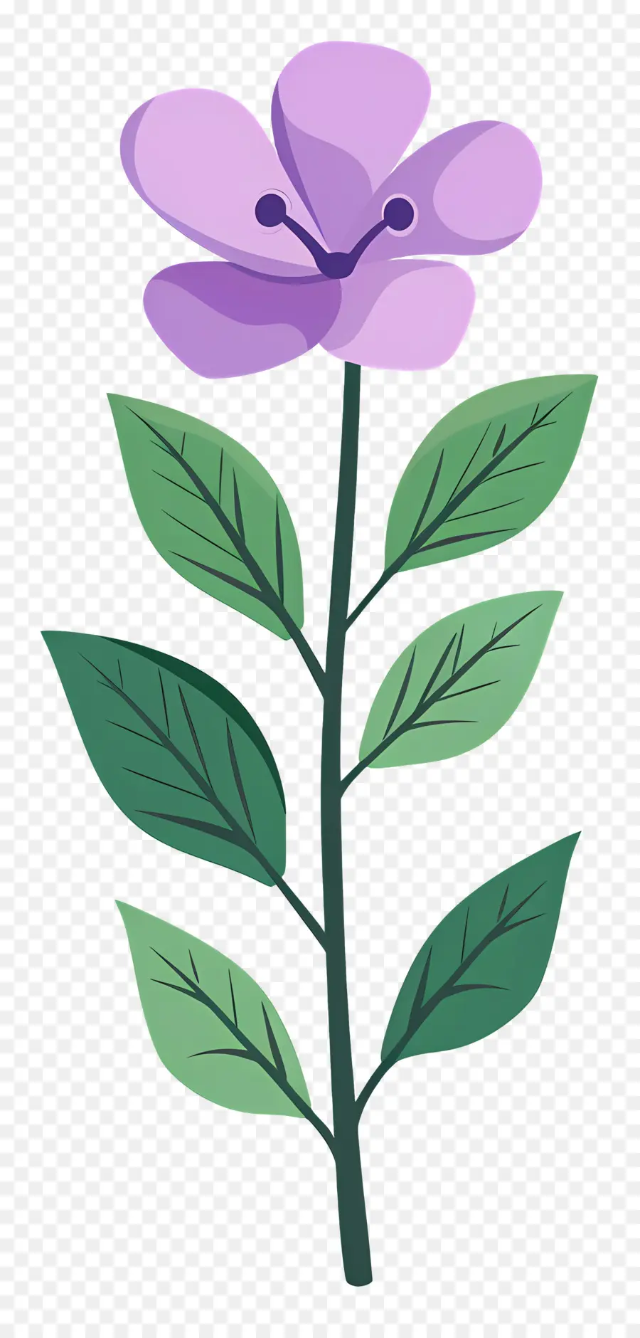 Flor Pequeña，Flor Morada PNG