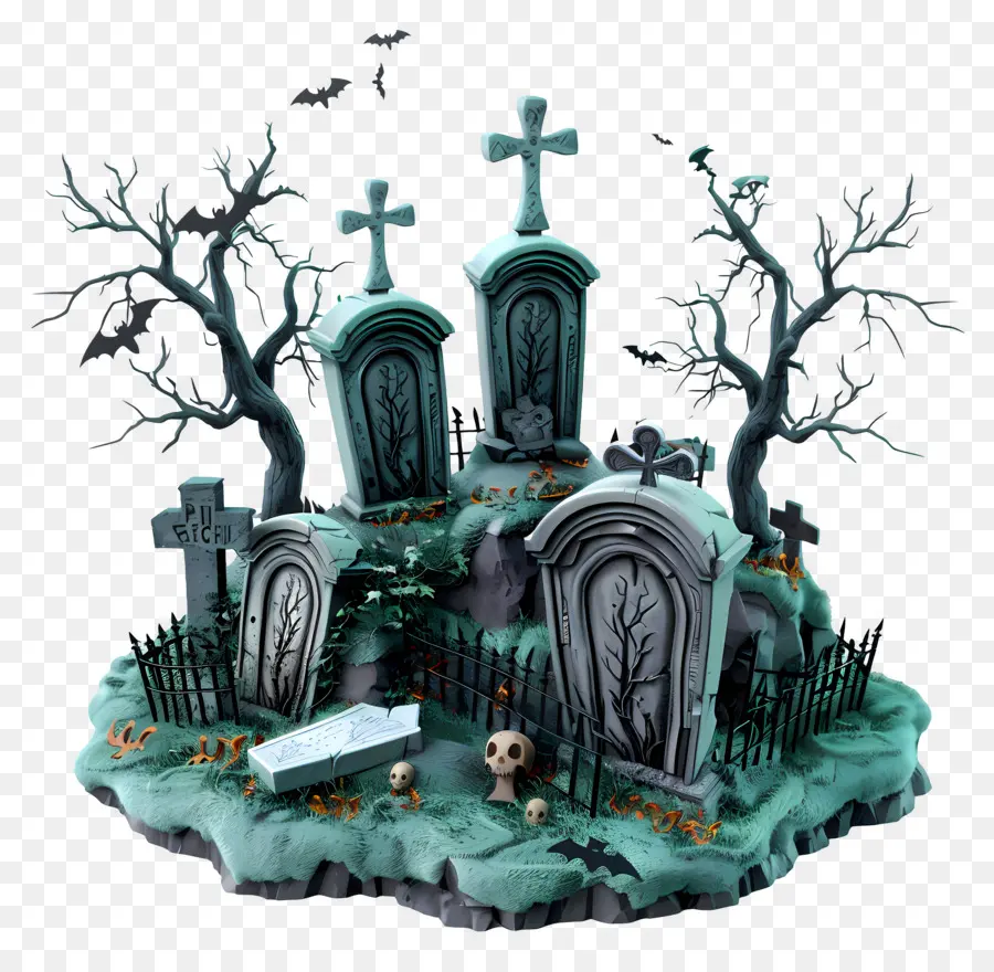 Cementerio De Halloween，Cementerio PNG